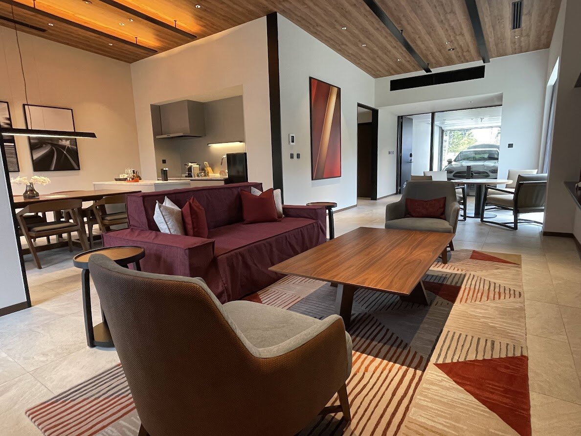 トヨタの展示がある施設内