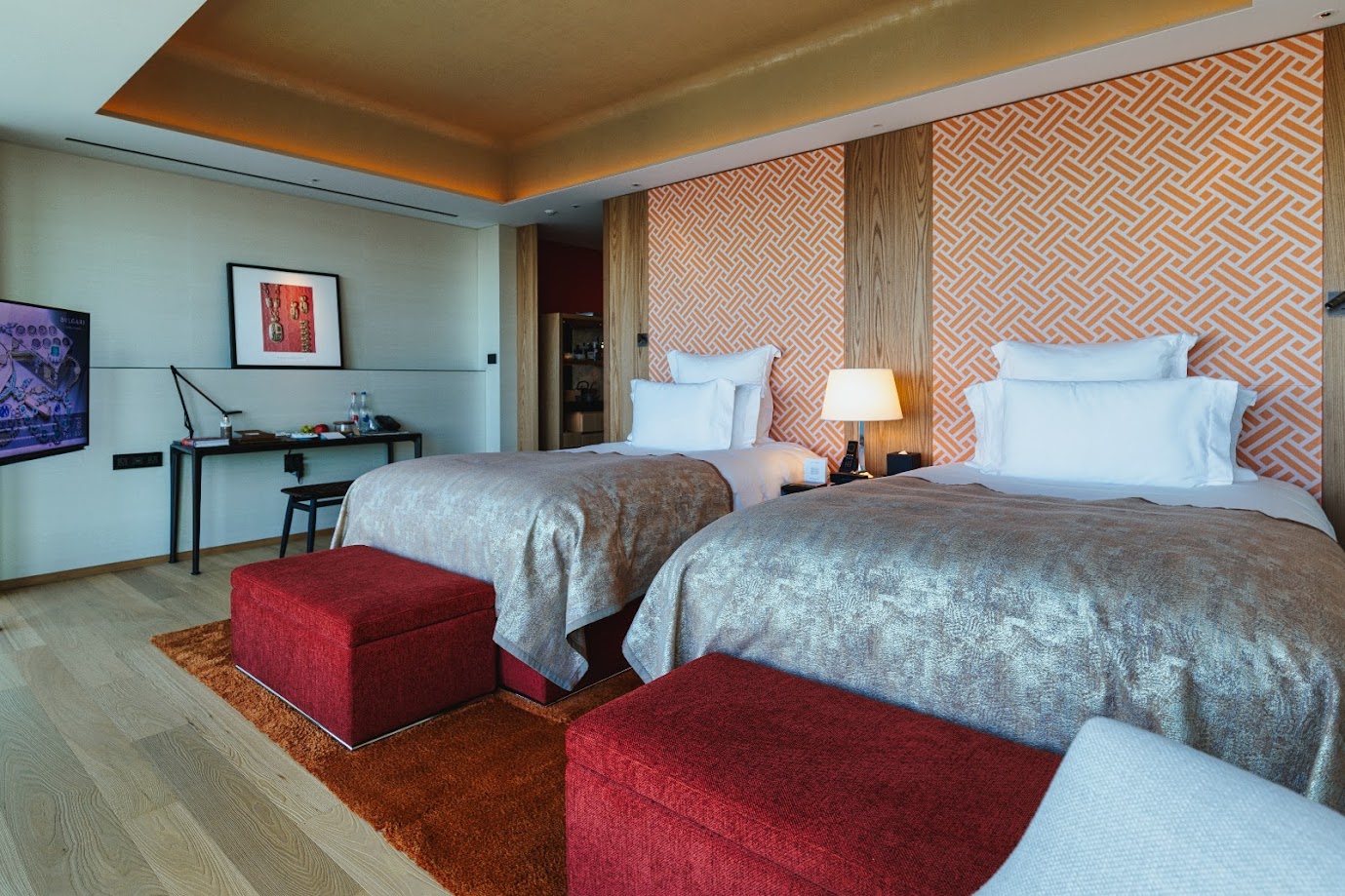 BVLGARI HOTEL:バスグッズのセット。ローファ、バスストーン、バスソルト。