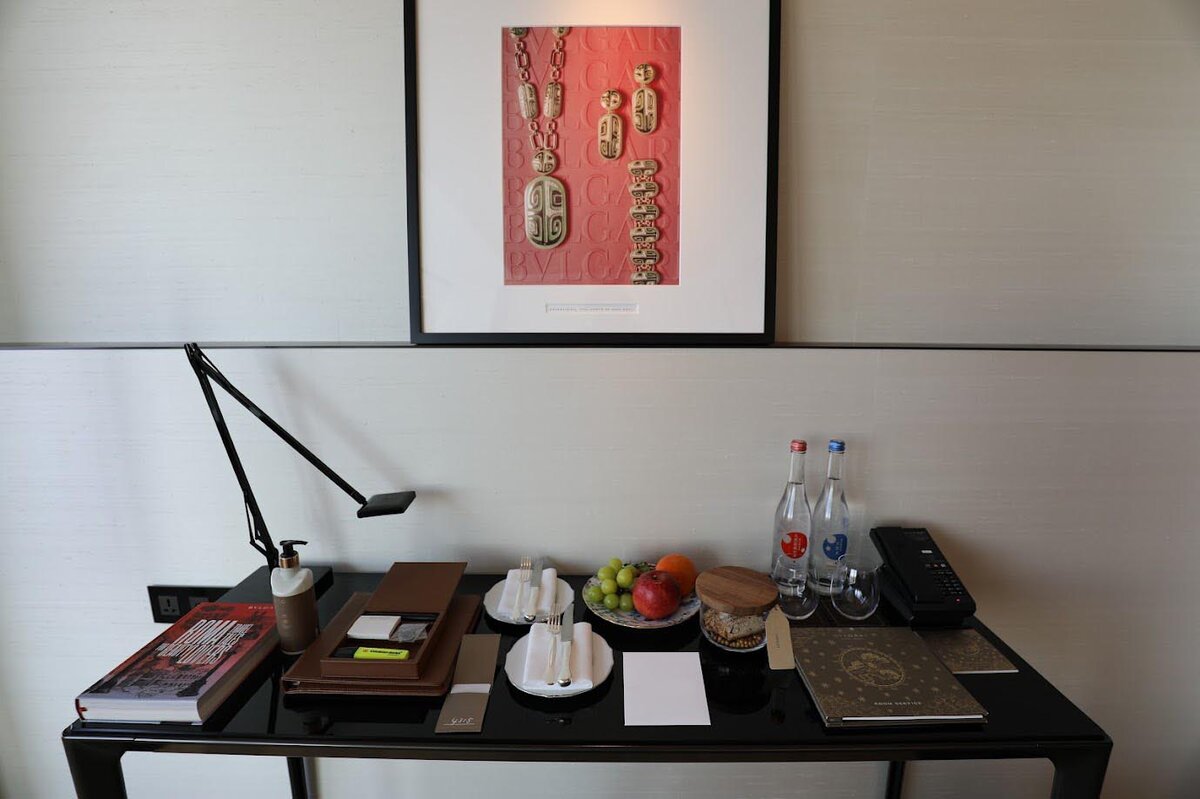 BVLGARI HOTEL：アメニティグッズが入った箱