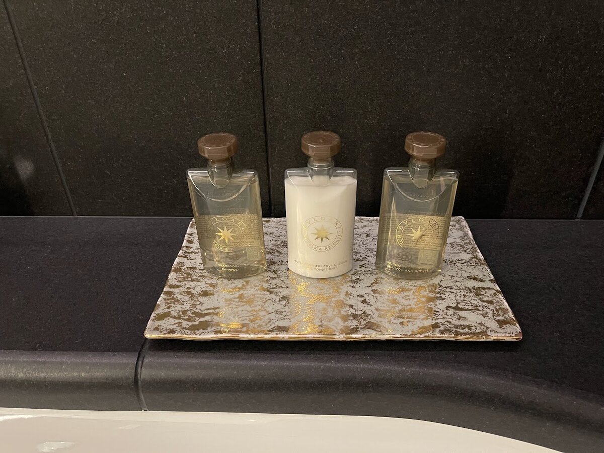 BVLGARI HOTEL Bar:夕焼け空と都市の夜景、遠くに富士山が見える