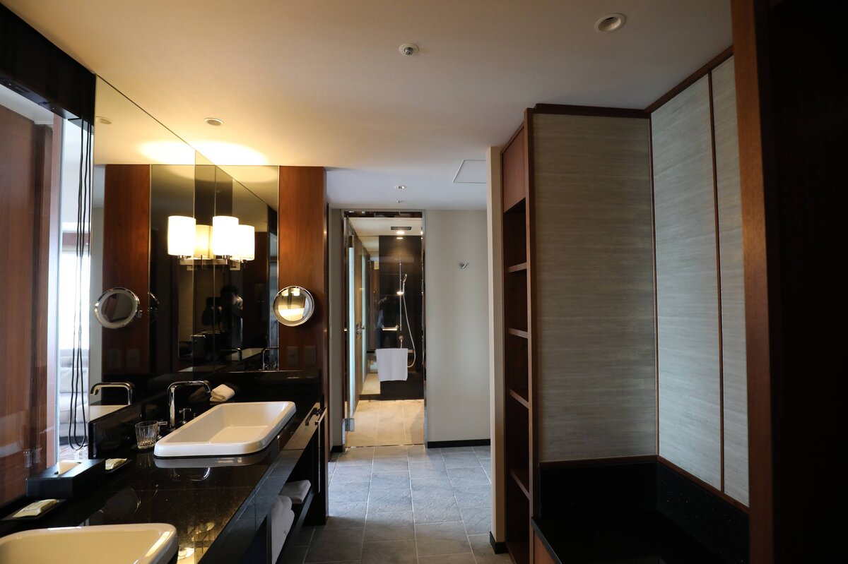 洗面台　ハイアットリージェンシー横浜：ホテルのバスルーム