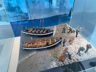 元町公園:公園の風景、海と街並みが見える