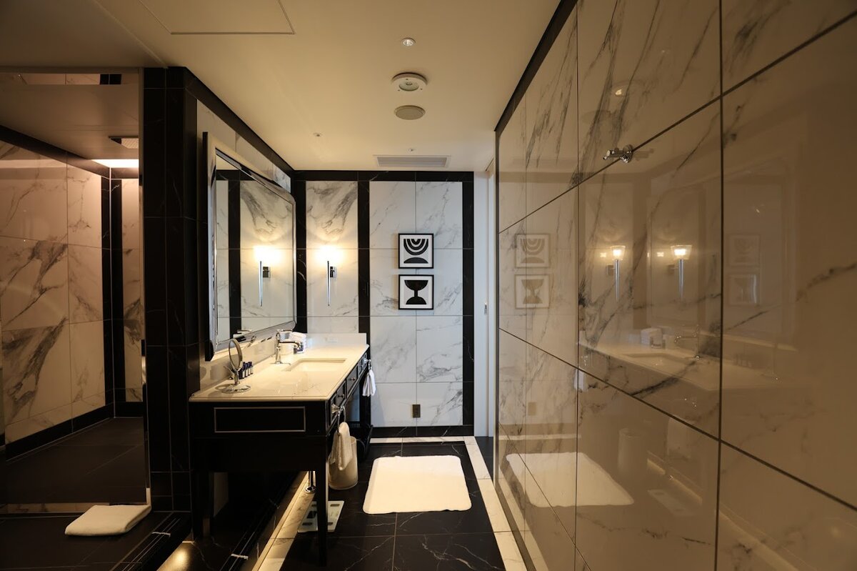 名古屋マリオットアソシアホテル：ホテルのバスルーム