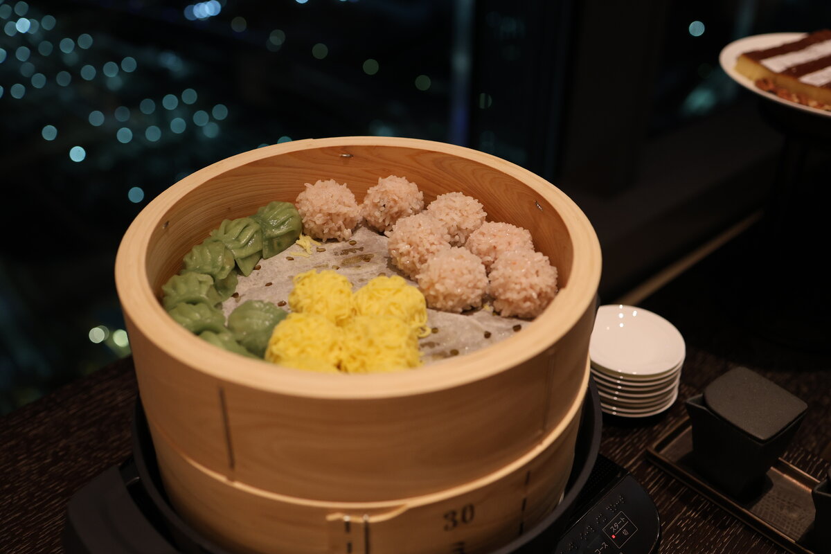 jw マリオット・ホテル東京ラウンジ：シューマイや餃子などもありました