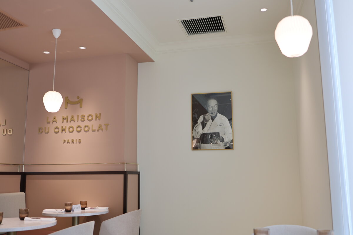 LA MAISON DU CHOCOLAT PARIS：ラ・メゾン・デュ・ショコラの内装