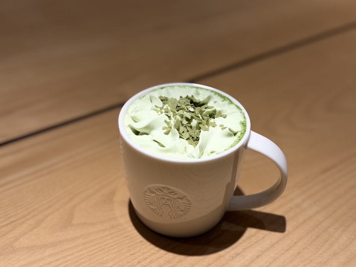 スターバックスニュウマン横浜店：玉露抹茶ラテ
