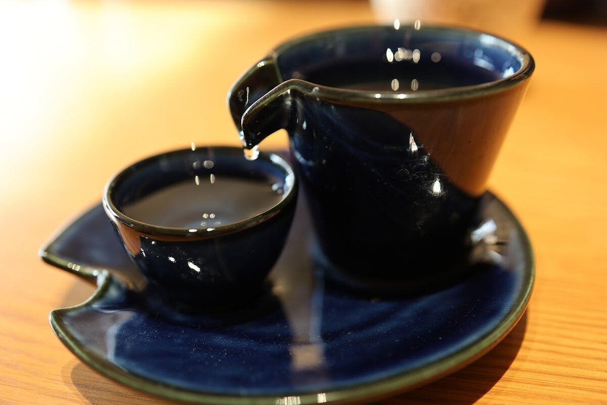 ささしぐれ：酒器と日本酒